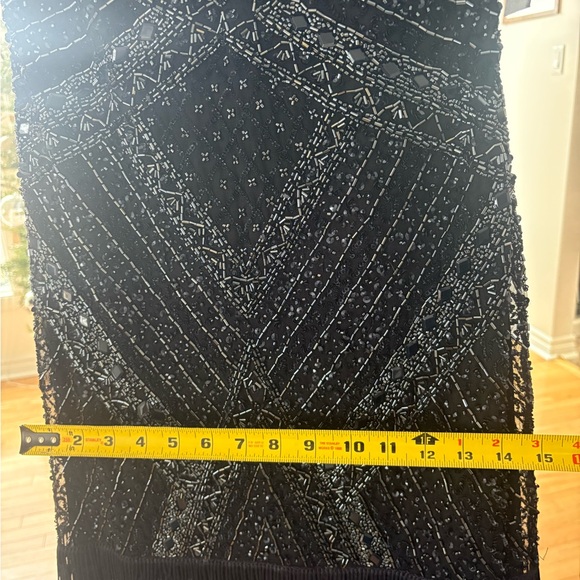 Aidan Mattox embellished black tie dress - Picture 9 of 10